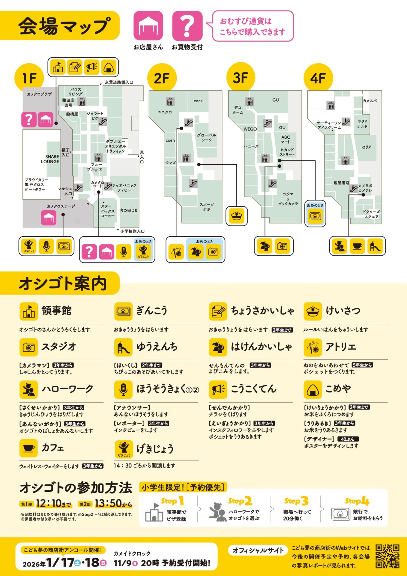 20251108カメイドクロック - こども夢の商店街